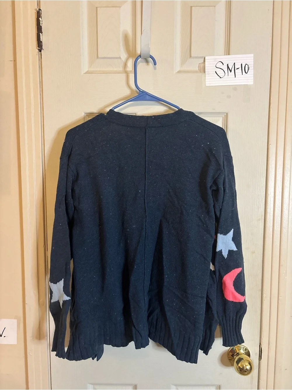 Gymboree Navy Open-Front Cardigan with Stars & Moons